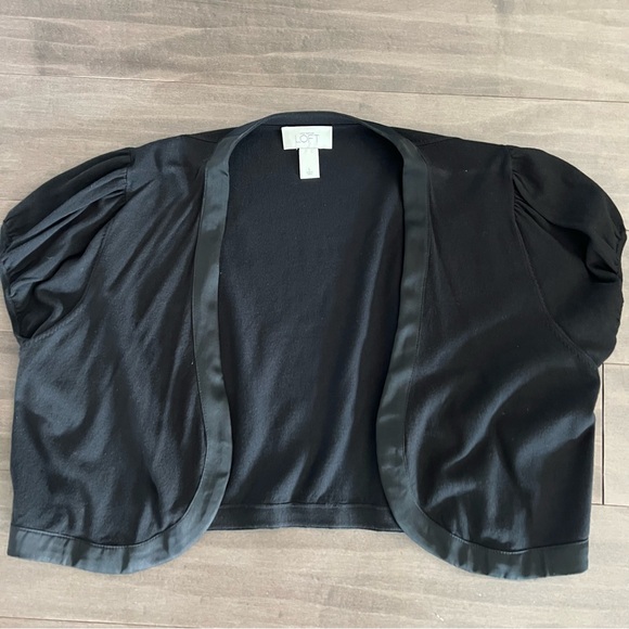 Ann Taylor cardigan shrug lot long sleeve cap sleeve sweater coverup large - Picture 4 of 9